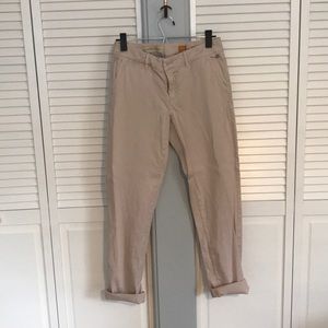 Pilcro for Anthropologie Hyphen pants in rose